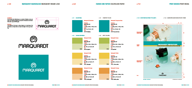 Marquardt Corporate Design Handbuch