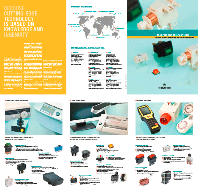 Marquardt Produkt Broschüre